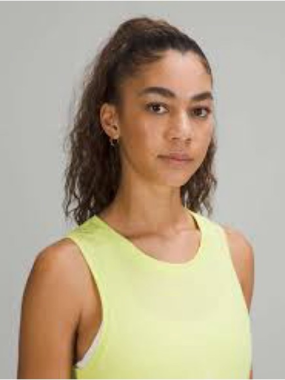 lululemon athletica Neon Lime Muscle Tank Top